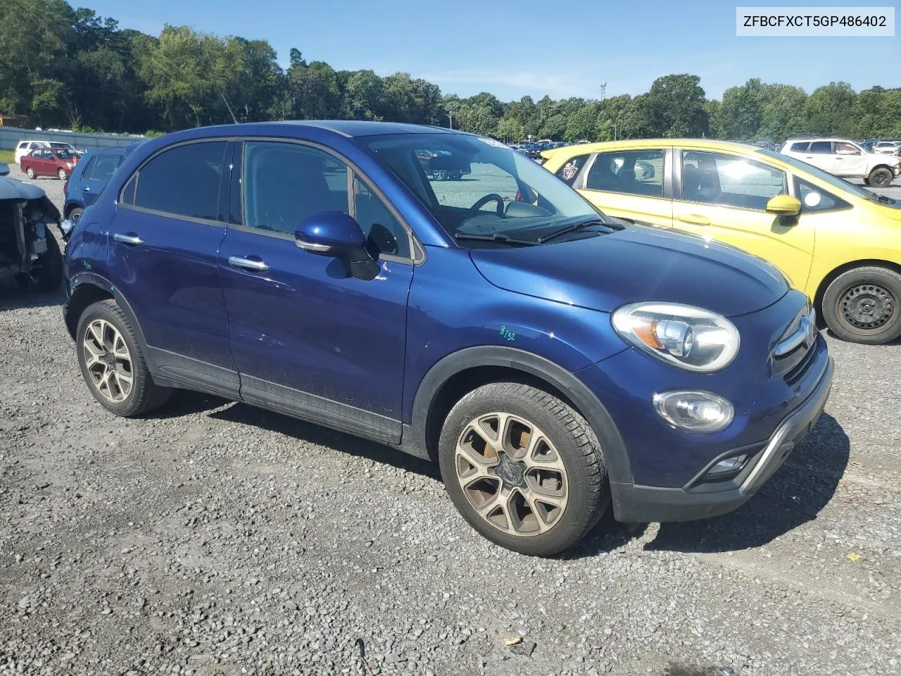 2016 Fiat 500X Trekking VIN: ZFBCFXCT5GP486402 Lot: 69710124