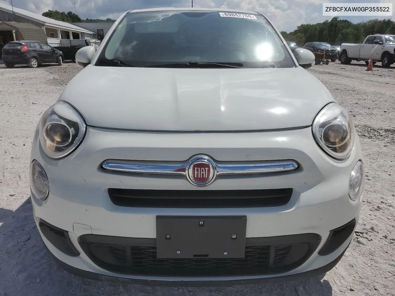 2016 Fiat 500X Pop VIN: ZFBCFXAW0GP355522 Lot: 69842704