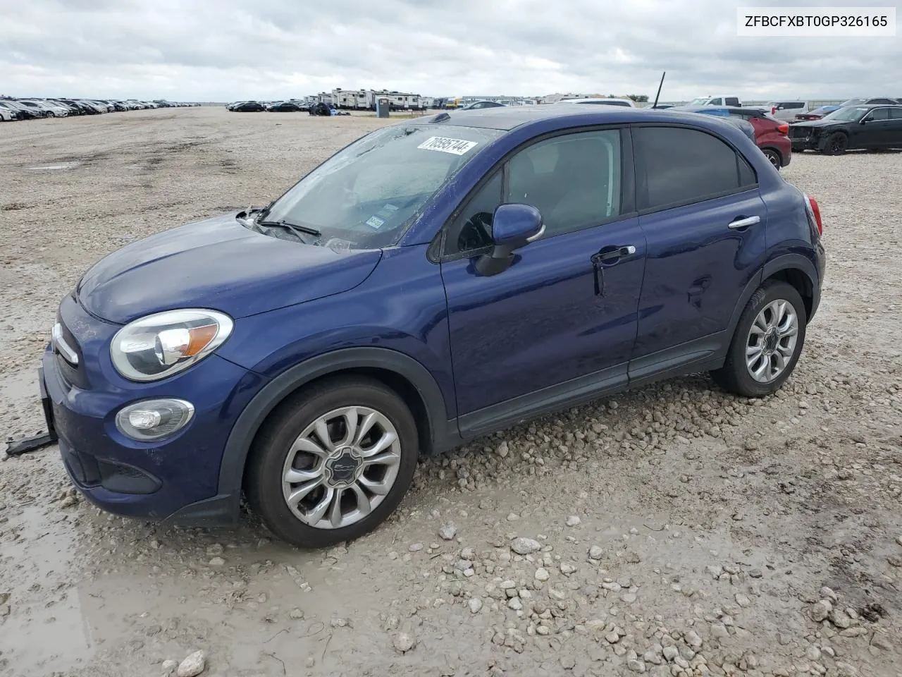 2016 Fiat 500X Easy VIN: ZFBCFXBT0GP326165 Lot: 70595744