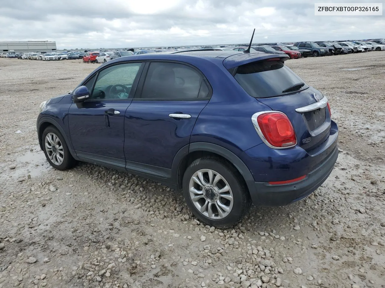 2016 Fiat 500X Easy VIN: ZFBCFXBT0GP326165 Lot: 70595744