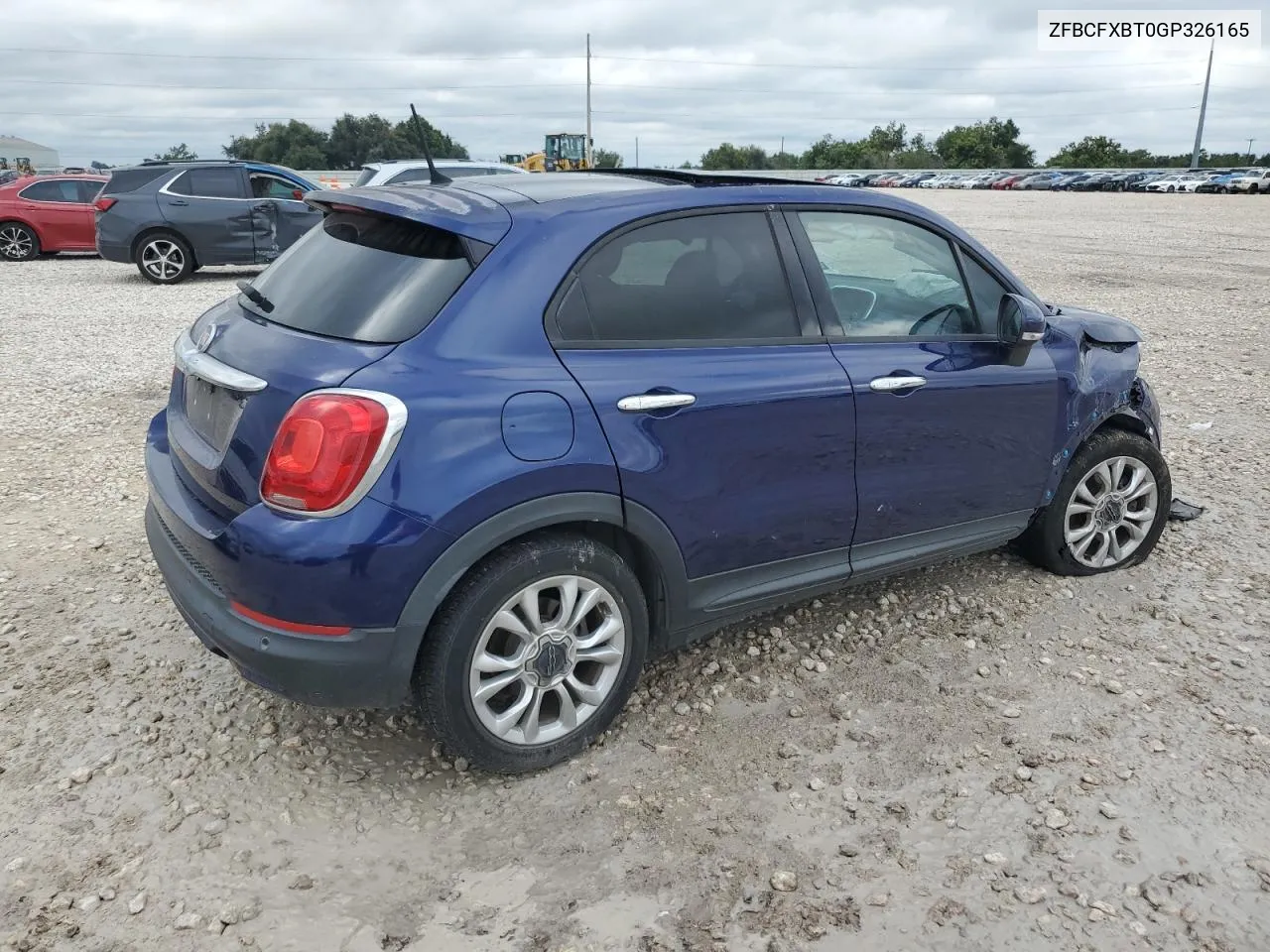 2016 Fiat 500X Easy VIN: ZFBCFXBT0GP326165 Lot: 70595744