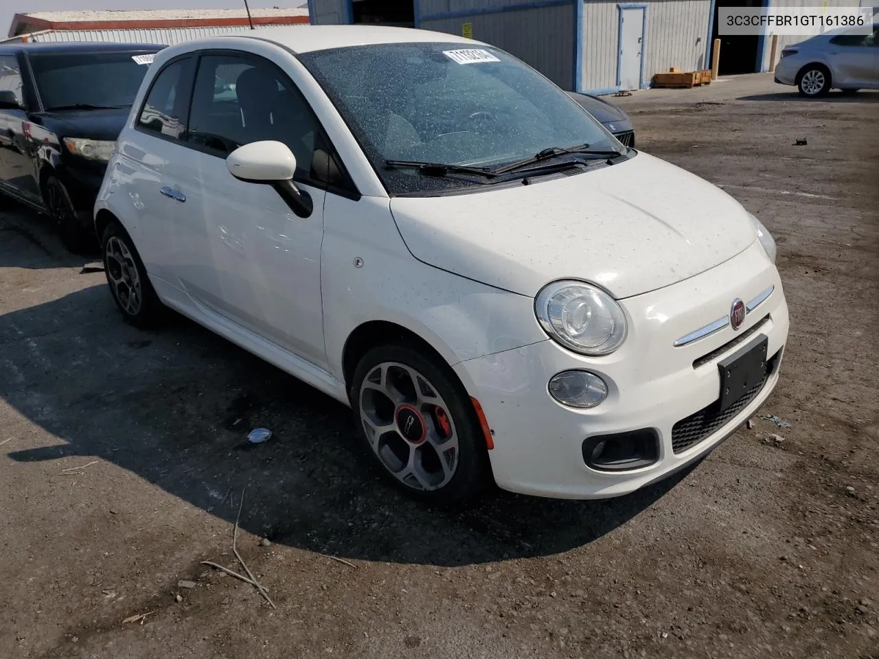 2016 Fiat 500 Sport VIN: 3C3CFFBR1GT161386 Lot: 71132164