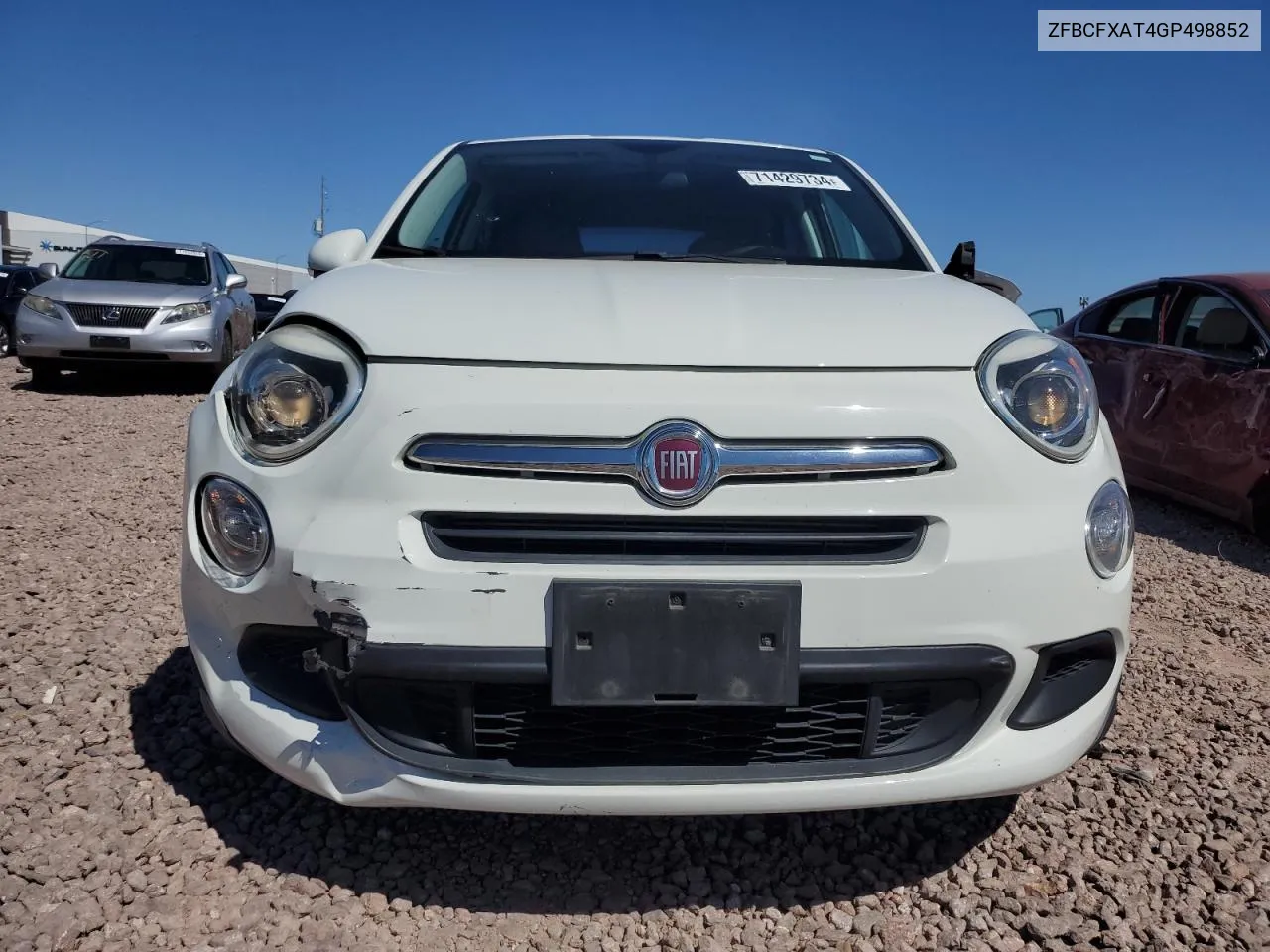 ZFBCFXAT4GP498852 2016 Fiat 500X Pop