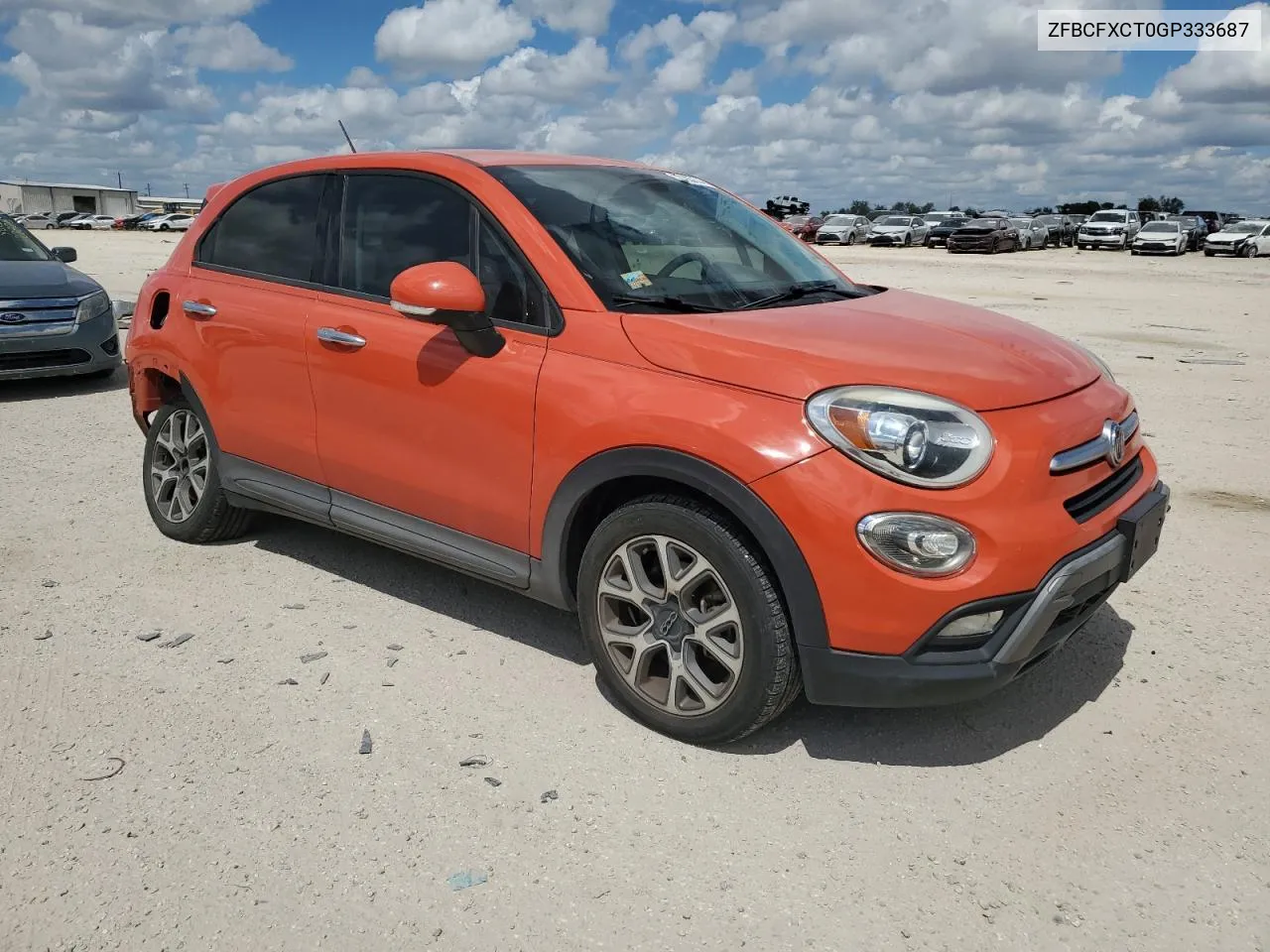 2016 Fiat 500X Trekking VIN: ZFBCFXCT0GP333687 Lot: 72193774