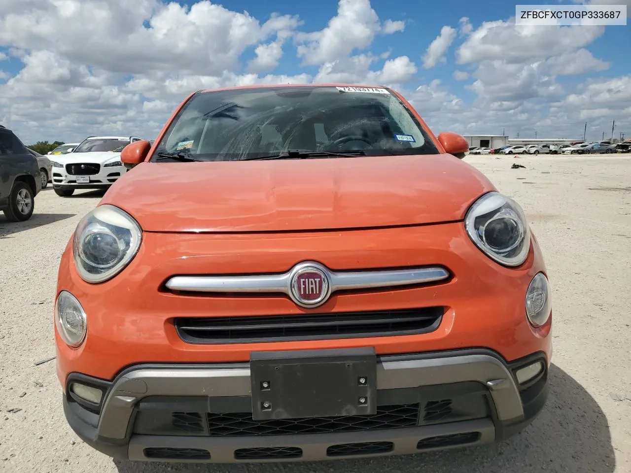 2016 Fiat 500X Trekking VIN: ZFBCFXCT0GP333687 Lot: 72193774