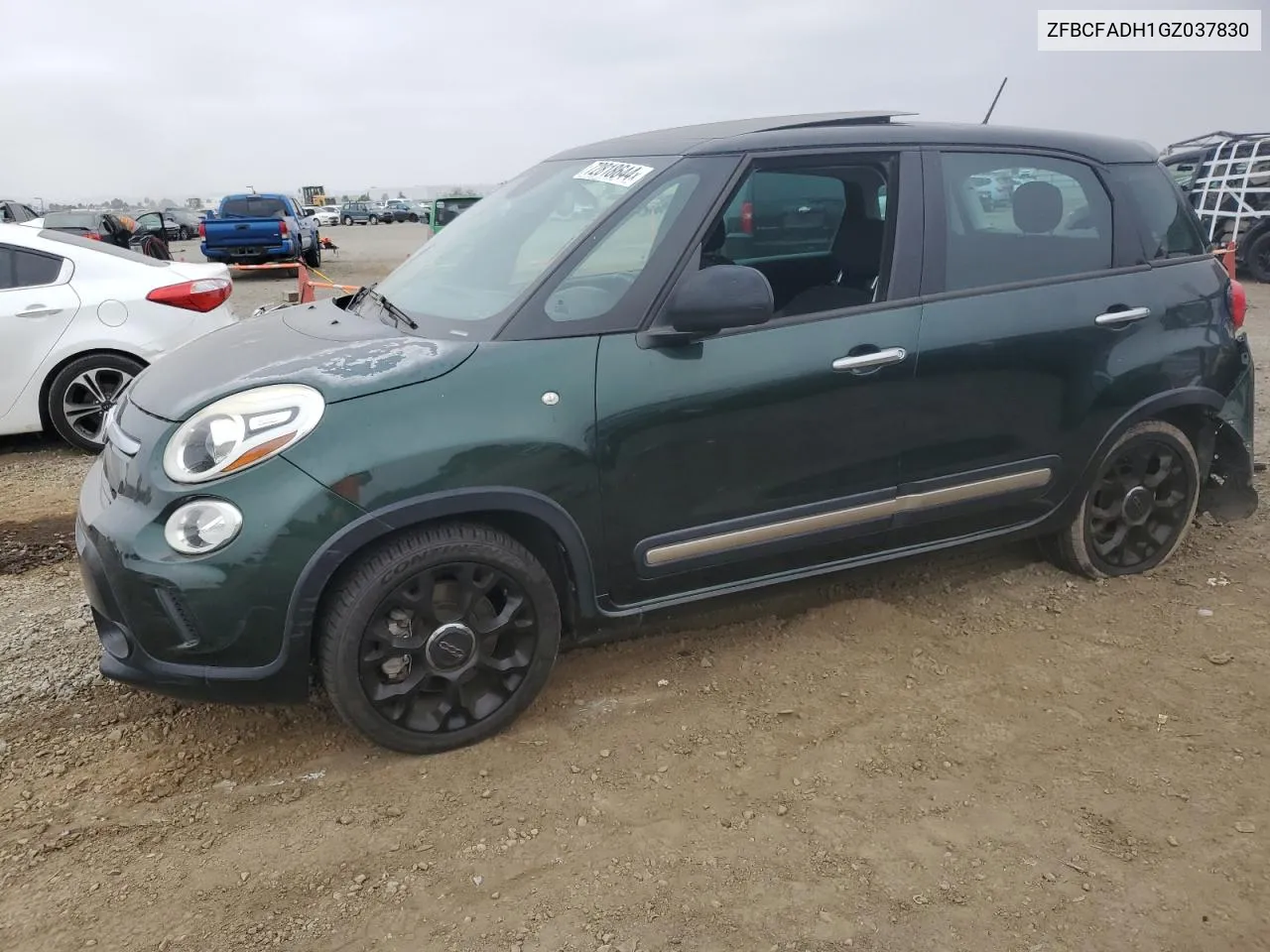 2016 Fiat 500L Trekking VIN: ZFBCFADH1GZ037830 Lot: 72818644