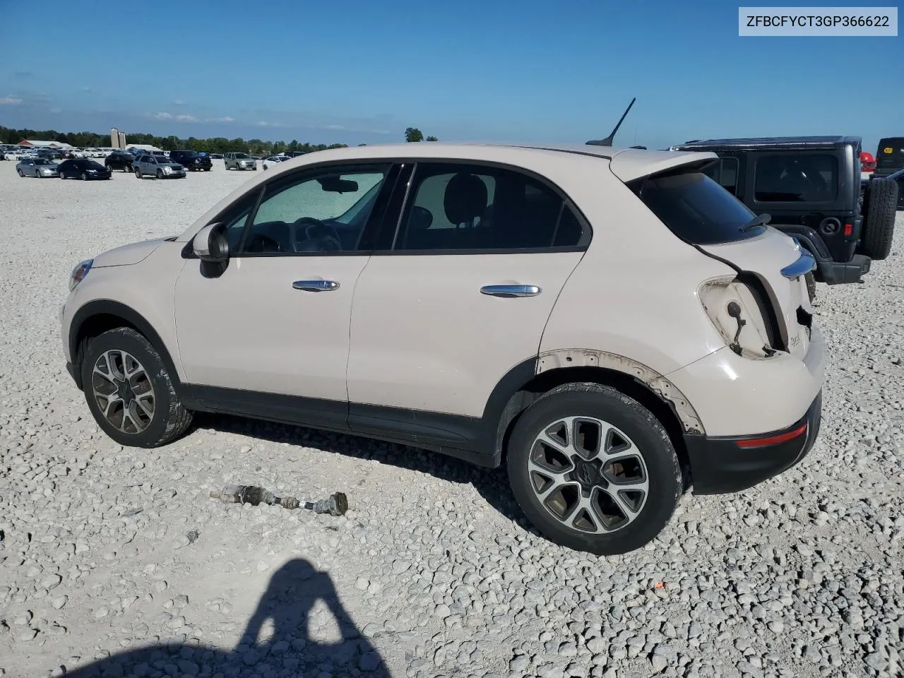 2016 Fiat 500X Trekking VIN: ZFBCFYCT3GP366622 Lot: 73682794