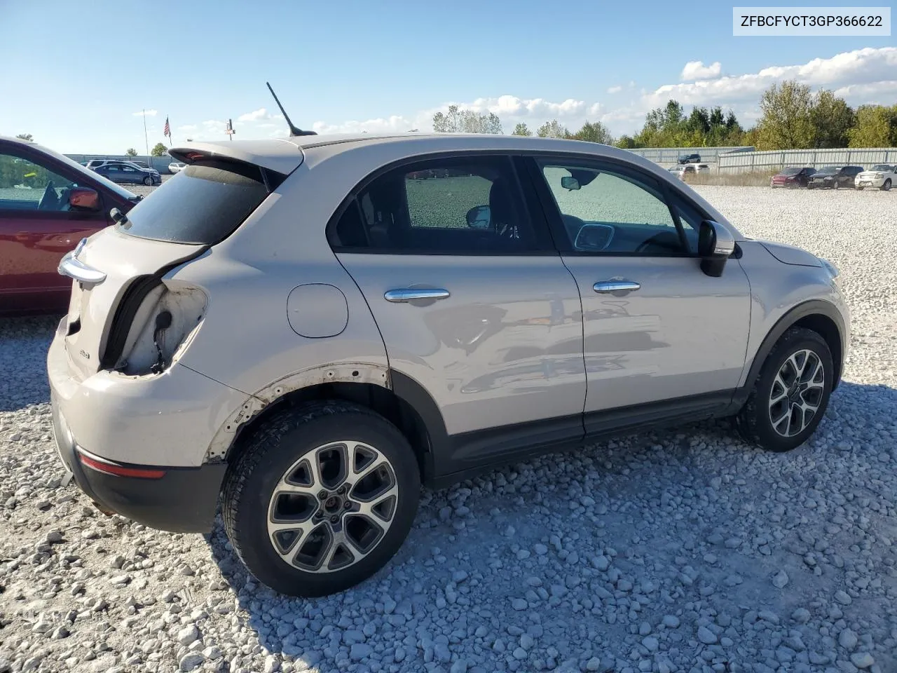 2016 Fiat 500X Trekking VIN: ZFBCFYCT3GP366622 Lot: 73682794