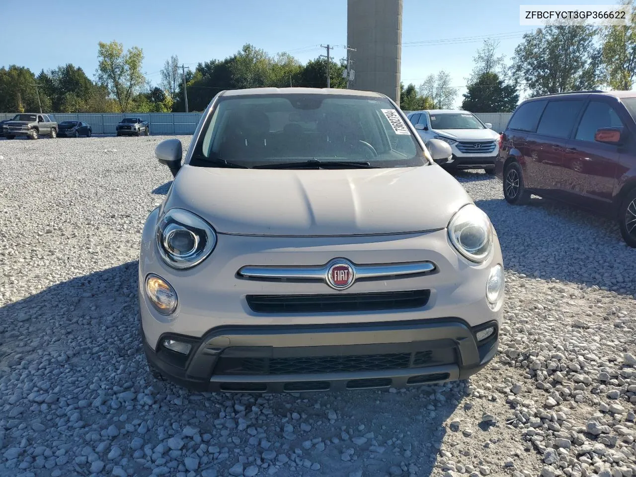 2016 Fiat 500X Trekking VIN: ZFBCFYCT3GP366622 Lot: 73682794