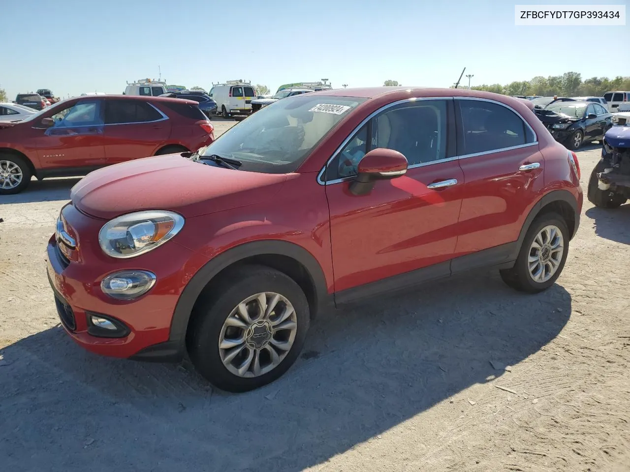 2016 Fiat 500X Lounge VIN: ZFBCFYDT7GP393434 Lot: 74200924