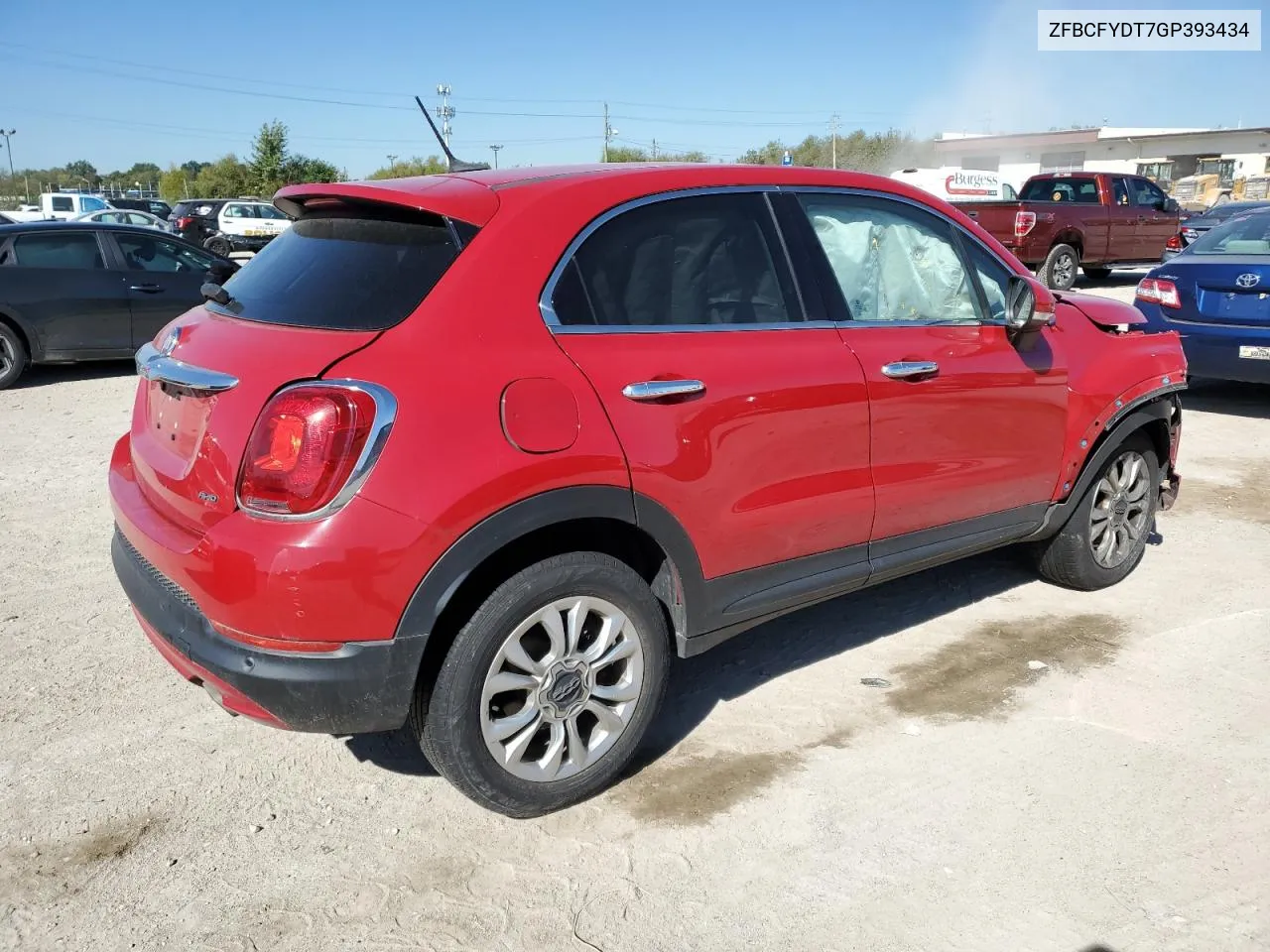 2016 Fiat 500X Lounge VIN: ZFBCFYDT7GP393434 Lot: 74200924