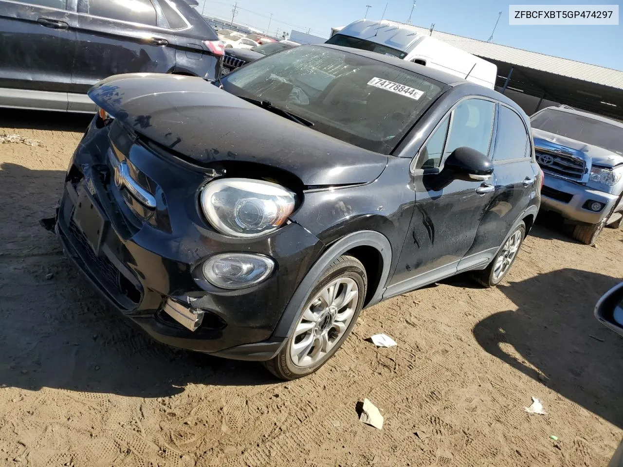 2016 Fiat 500X Easy VIN: ZFBCFXBT5GP474297 Lot: 74778844