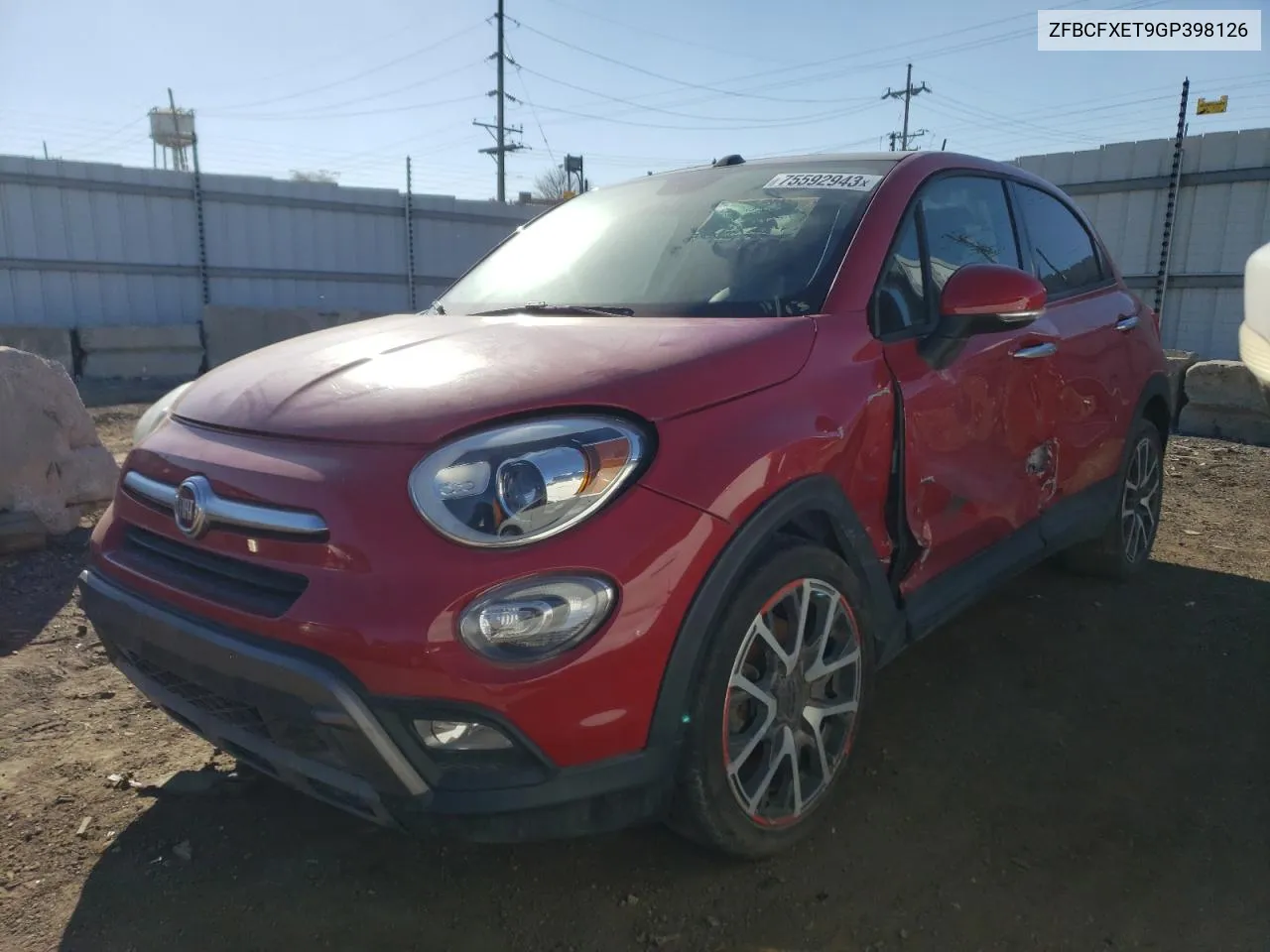 ZFBCFXET9GP398126 2016 Fiat 500X Trekking Plus