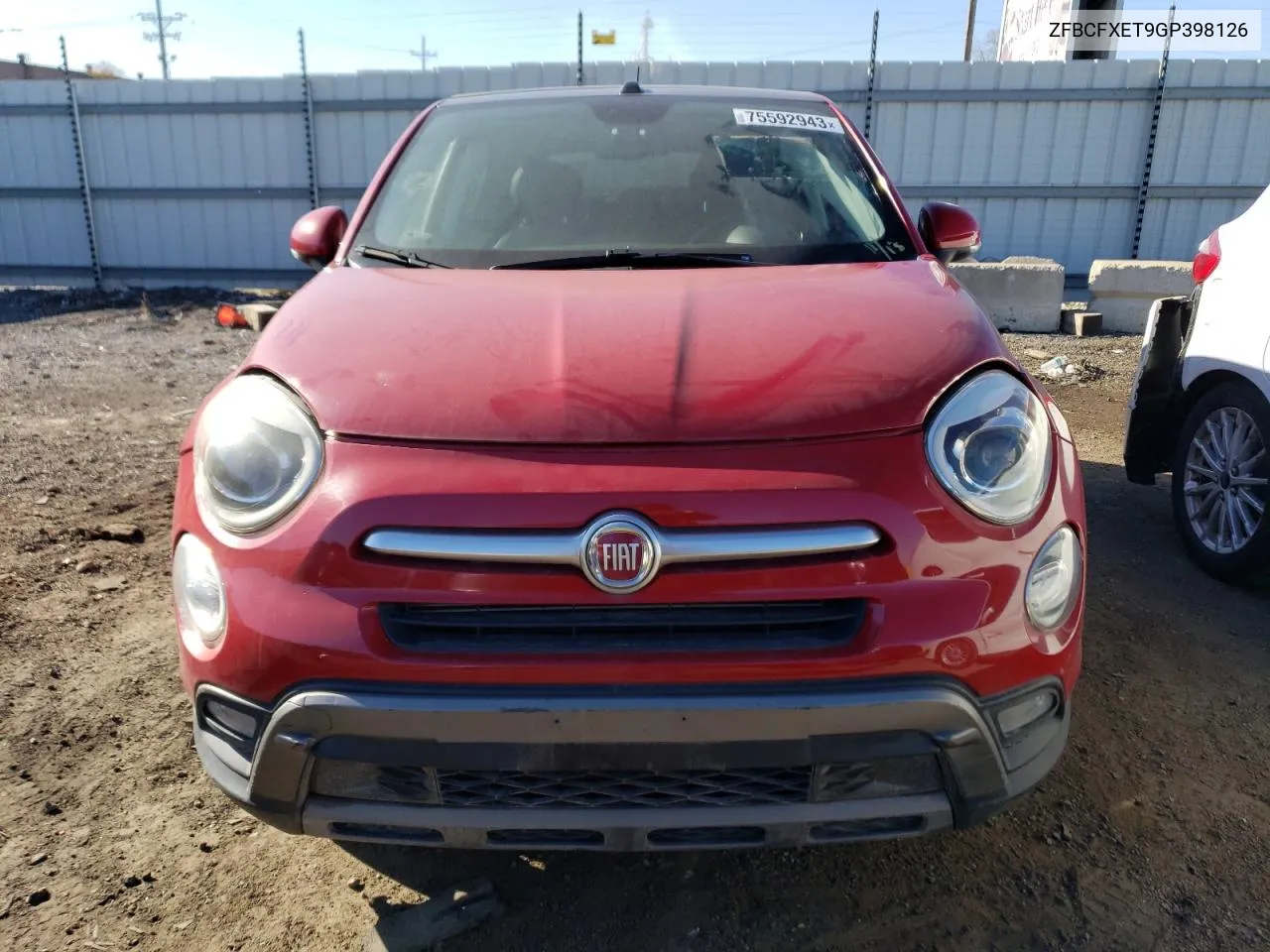 ZFBCFXET9GP398126 2016 Fiat 500X Trekking Plus