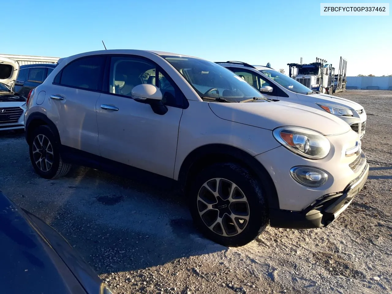 2016 Fiat 500X Trekking VIN: ZFBCFYCT0GP337462 Lot: 75924534