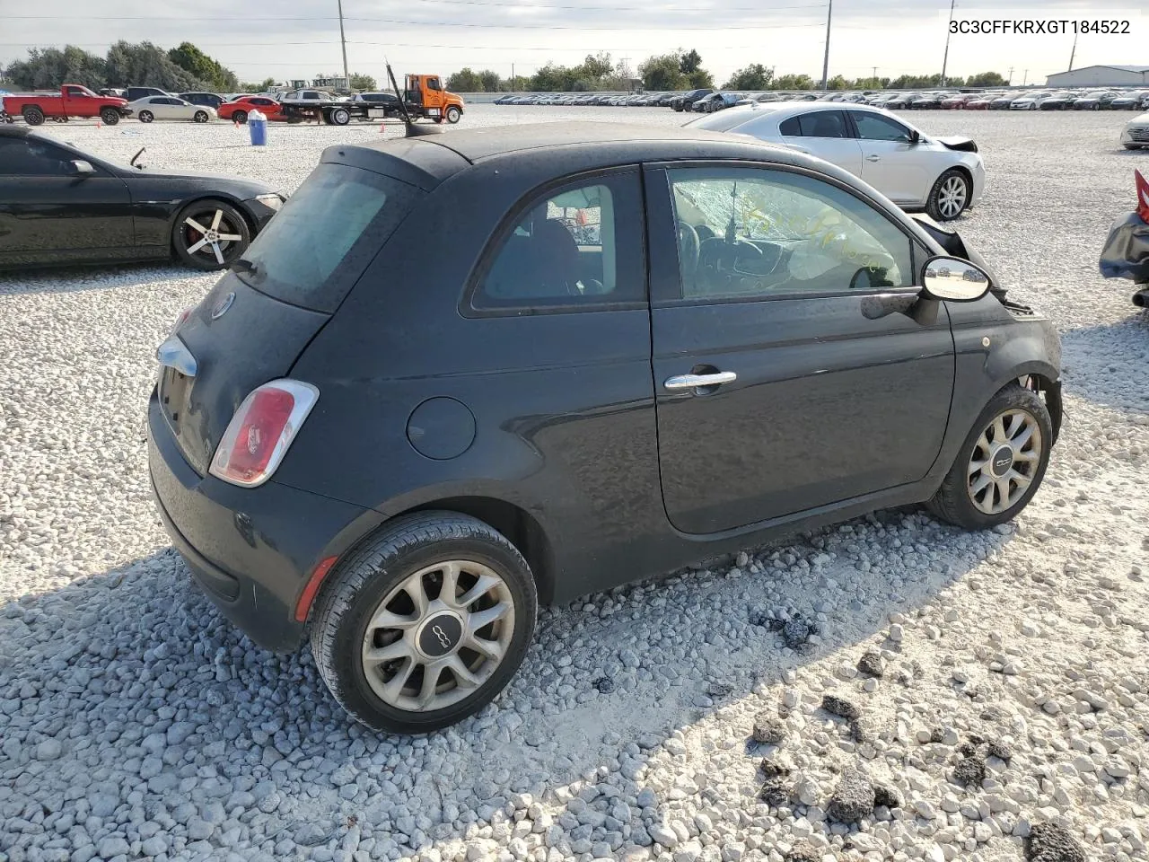 2016 Fiat 500 Easy VIN: 3C3CFFKRXGT184522 Lot: 76508864