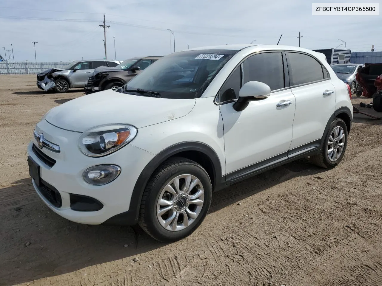 2016 Fiat 500X Easy VIN: ZFBCFYBT4GP365500 Lot: 77224294