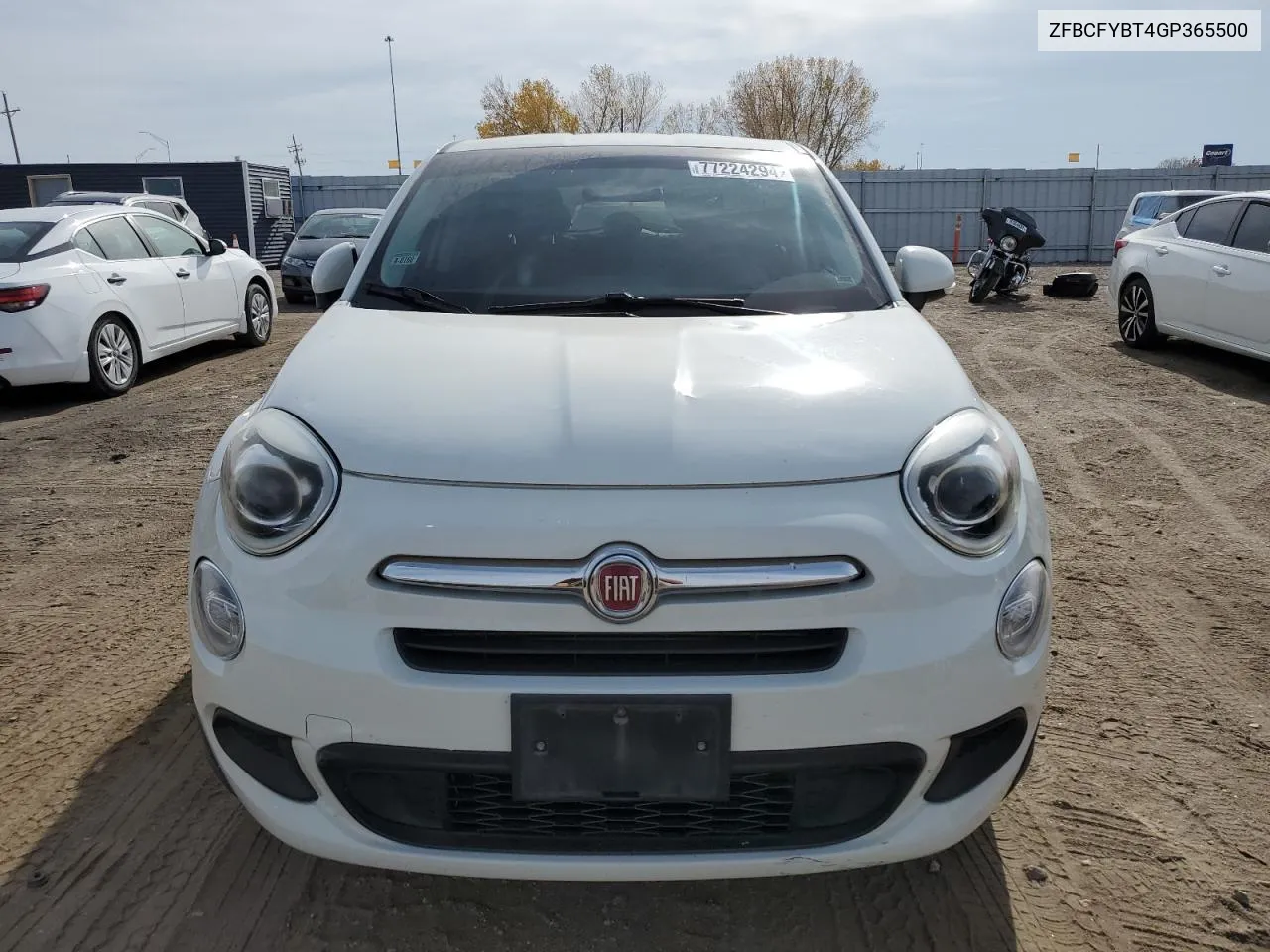 2016 Fiat 500X Easy VIN: ZFBCFYBT4GP365500 Lot: 77224294