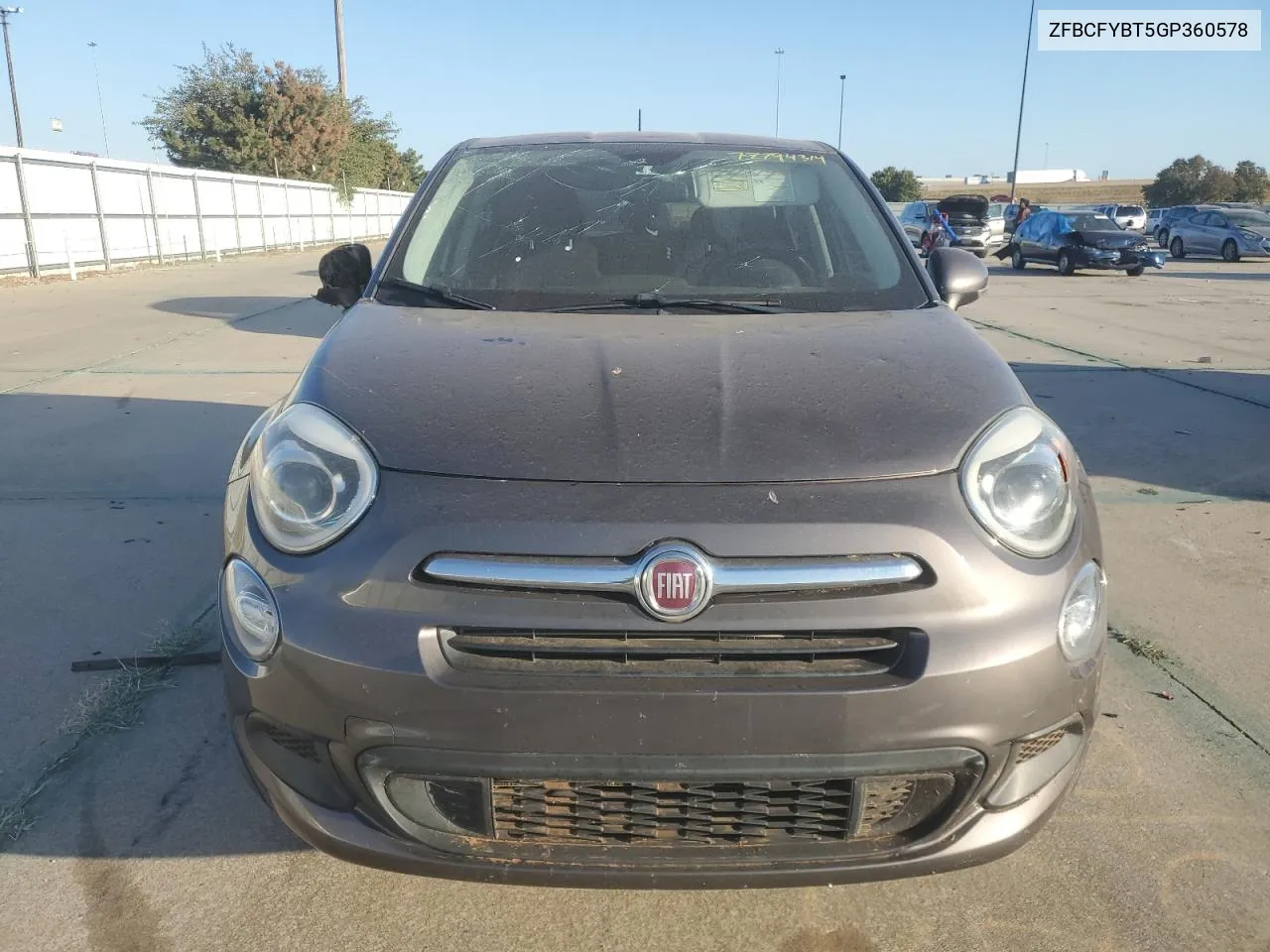 2016 Fiat 500X Easy VIN: ZFBCFYBT5GP360578 Lot: 77794314