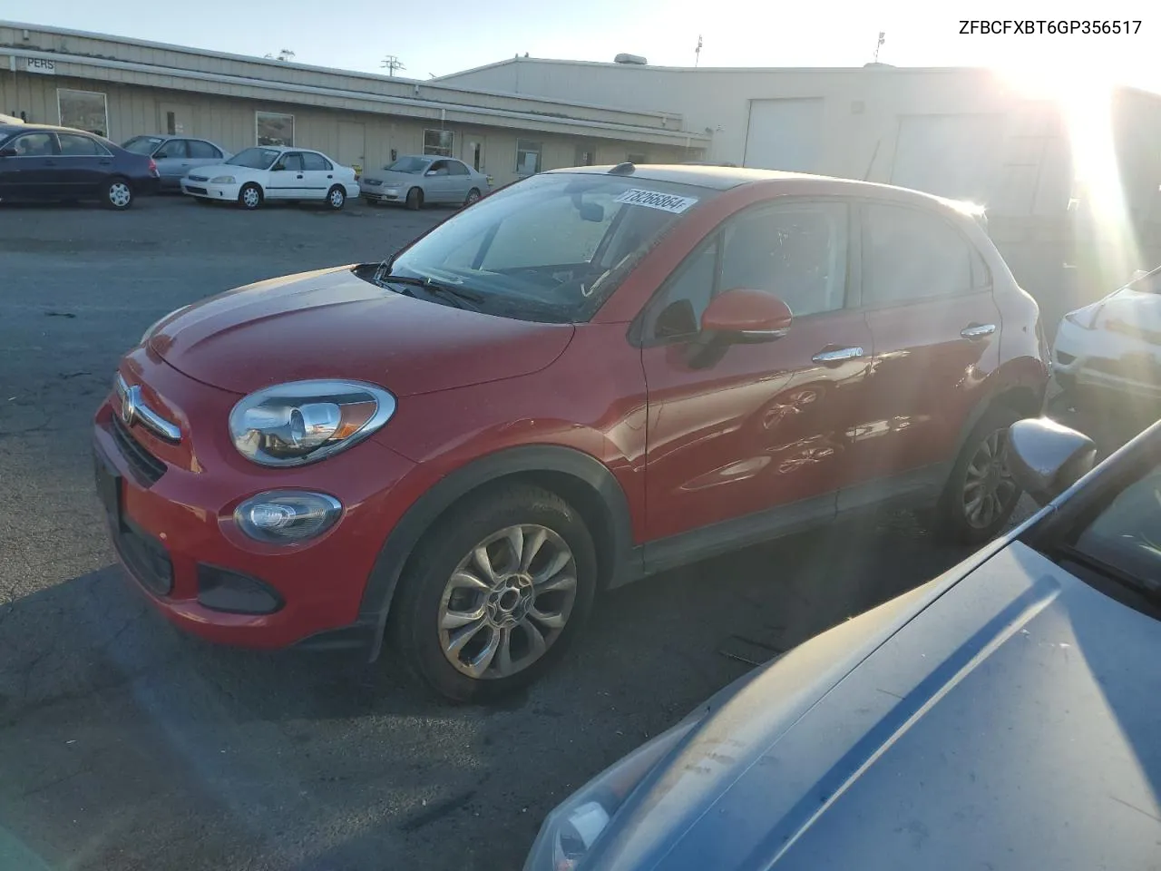 2016 Fiat 500X Easy VIN: ZFBCFXBT6GP356517 Lot: 78266864