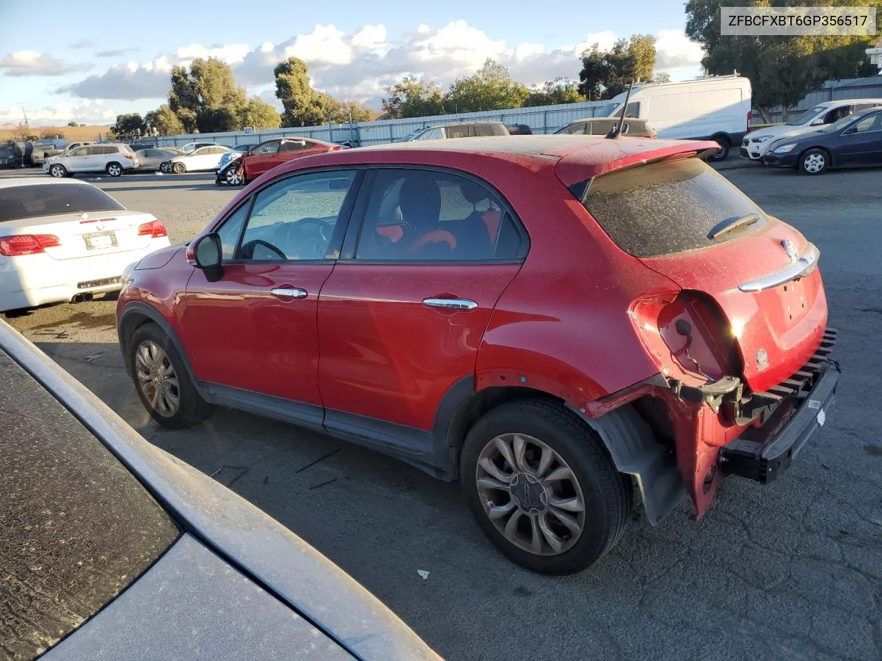 2016 Fiat 500X Easy VIN: ZFBCFXBT6GP356517 Lot: 78266864