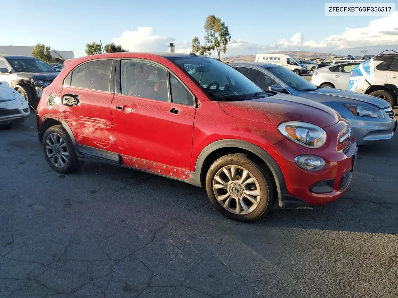 2016 Fiat 500X Easy VIN: ZFBCFXBT6GP356517 Lot: 78266864