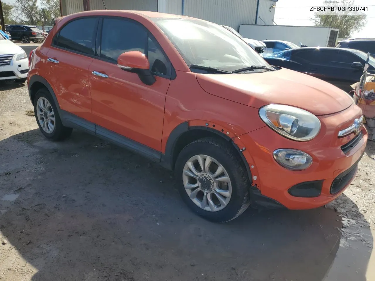 2016 Fiat 500X Easy VIN: ZFBCFYBT0GP330741 Lot: 78618524