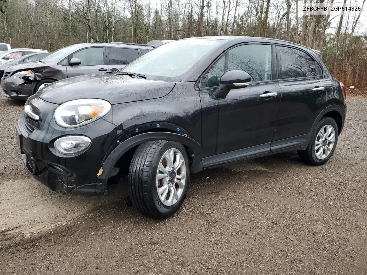 2016 Fiat 500X Easy VIN: ZFBCFYBT2GP514325 Lot: 78779754