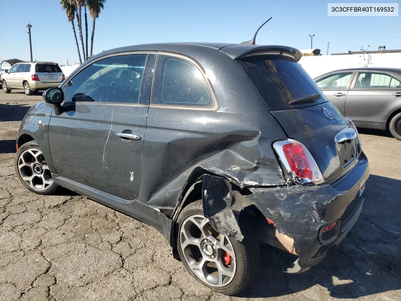 2016 Fiat 500 Sport VIN: 3C3CFFBR4GT169532 Lot: 78940094