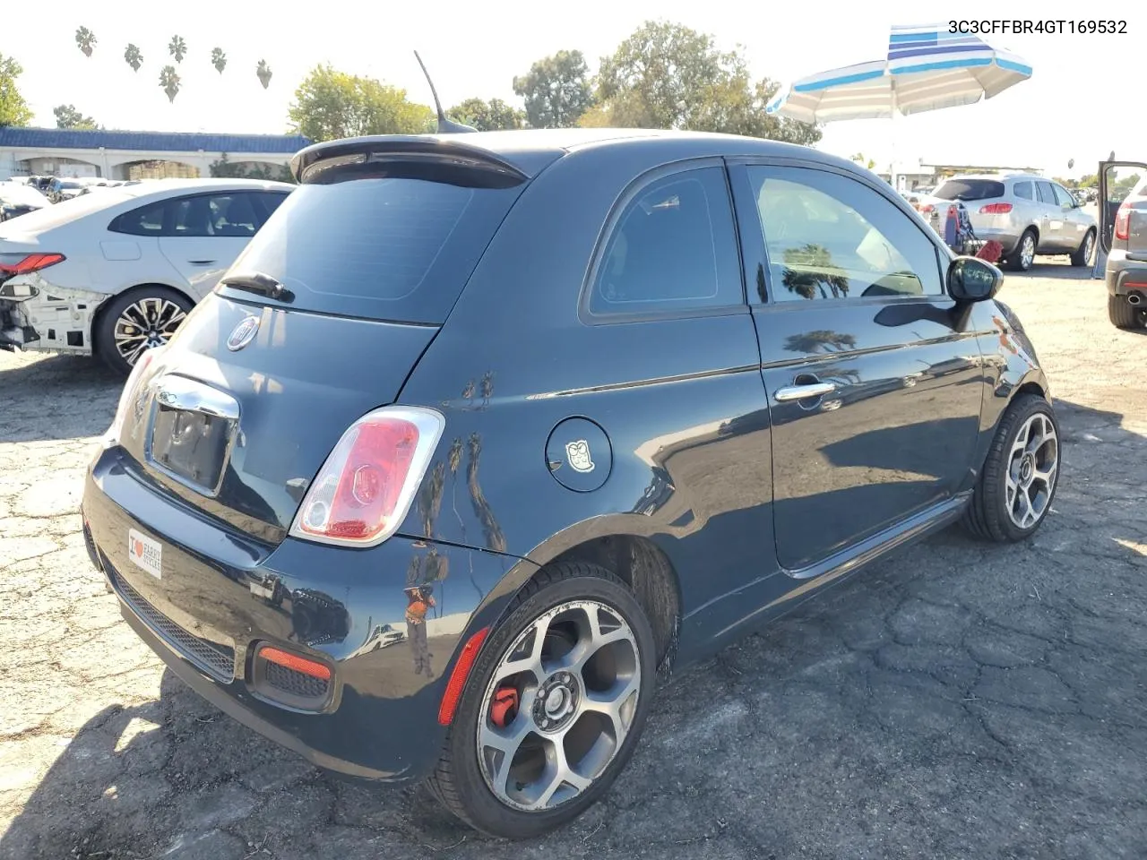 2016 Fiat 500 Sport VIN: 3C3CFFBR4GT169532 Lot: 78940094