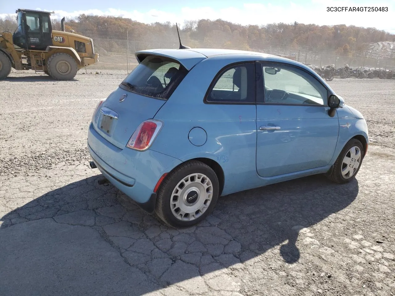 2016 Fiat 500 Pop VIN: 3C3CFFAR4GT250483 Lot: 78946424