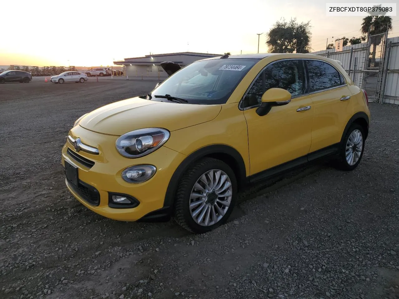 2016 Fiat 500X Lounge VIN: ZFBCFXDT8GP379083 Lot: 79734464