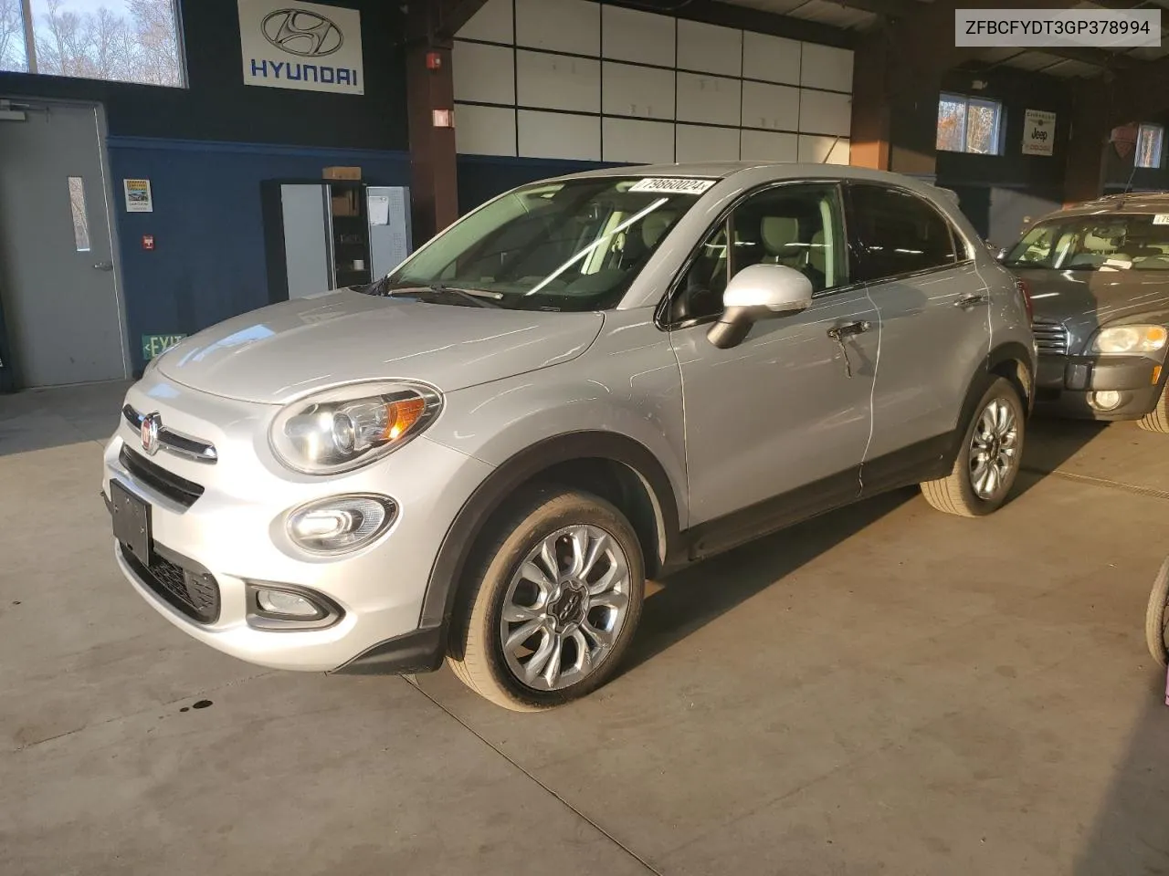 2016 Fiat 500X Lounge VIN: ZFBCFYDT3GP378994 Lot: 79860024