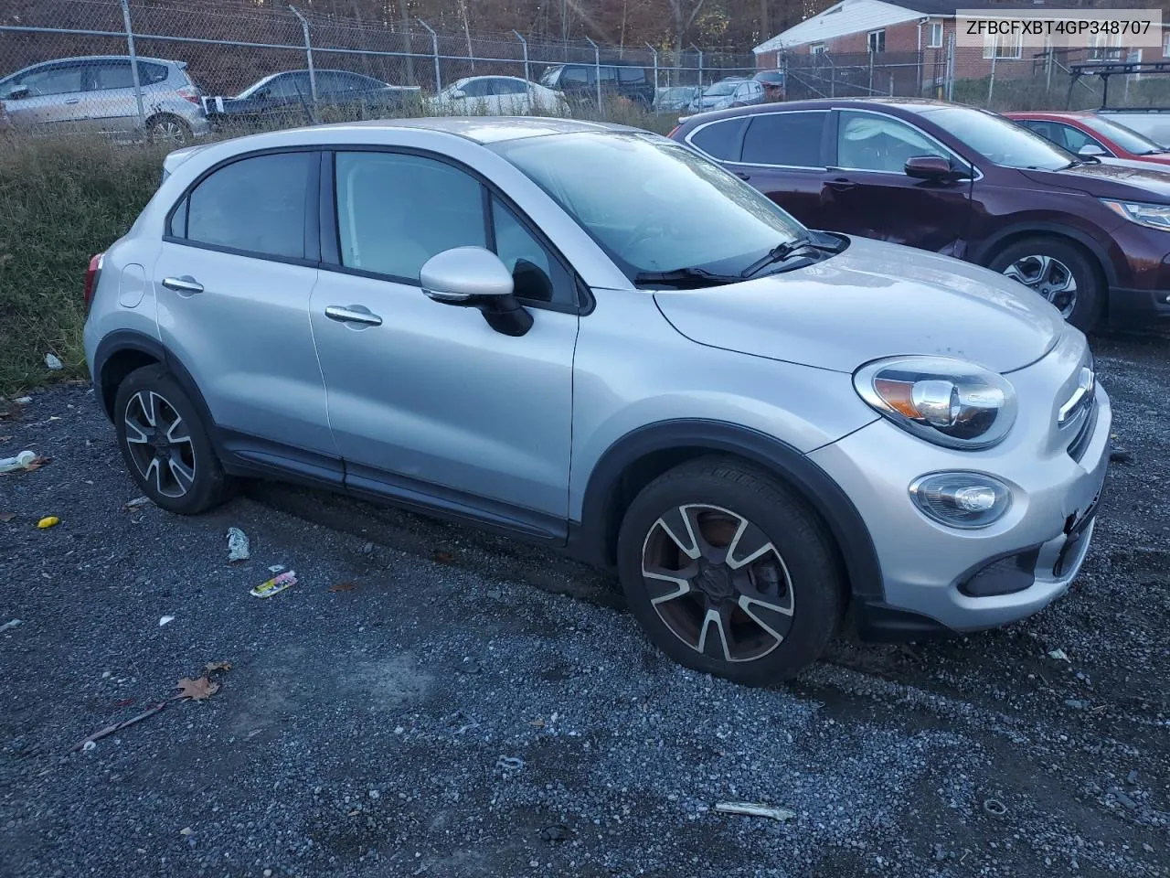 2016 Fiat 500X Easy VIN: ZFBCFXBT4GP348707 Lot: 79945674