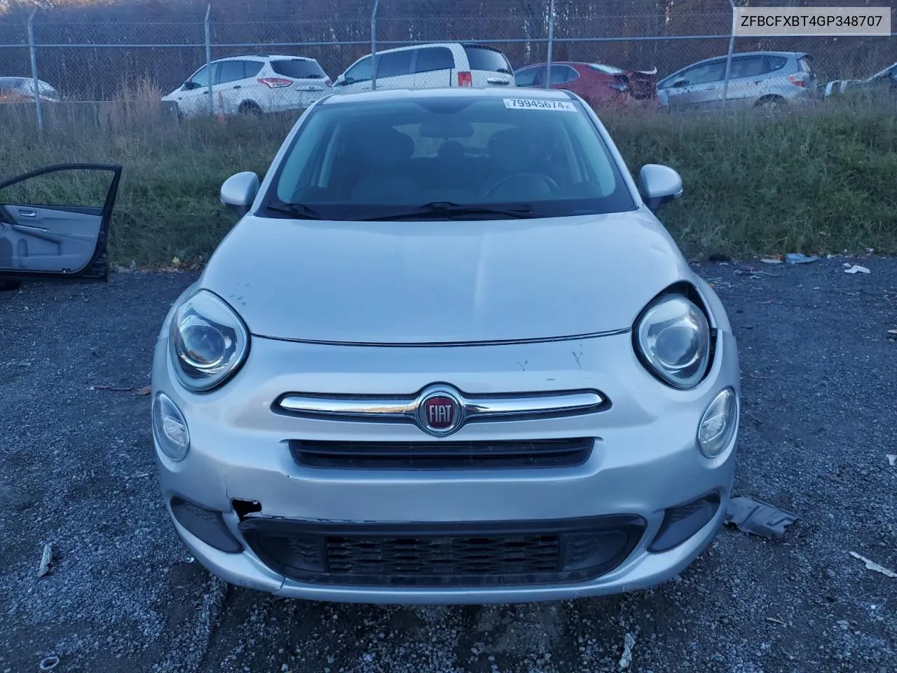 2016 Fiat 500X Easy VIN: ZFBCFXBT4GP348707 Lot: 79945674