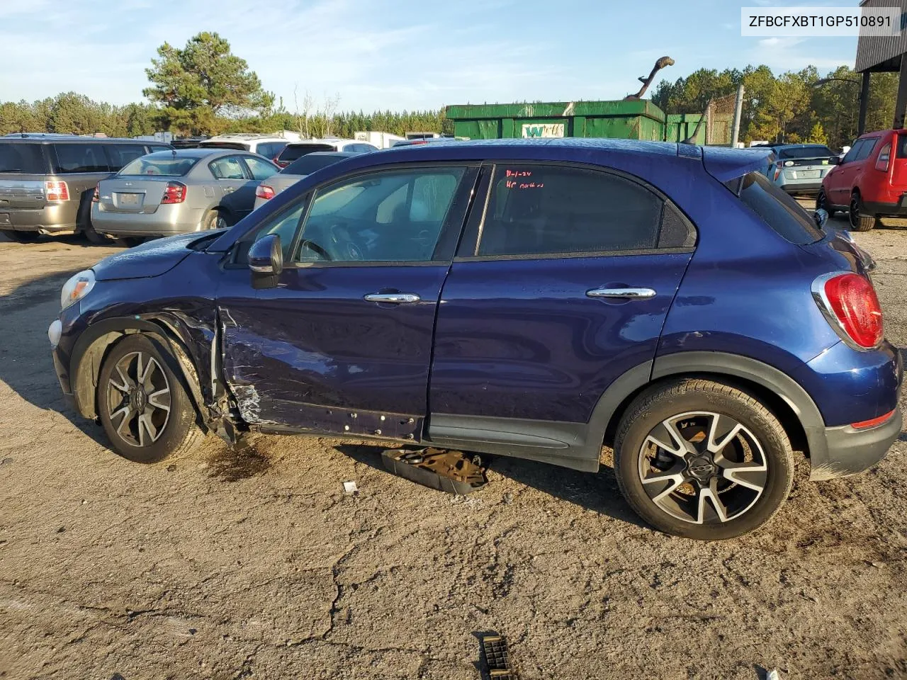 2016 Fiat 500X Easy VIN: ZFBCFXBT1GP510891 Lot: 80672514