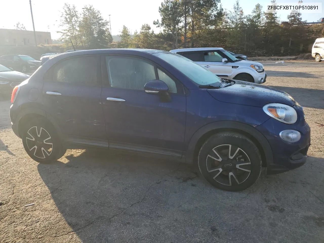 2016 Fiat 500X Easy VIN: ZFBCFXBT1GP510891 Lot: 80672514