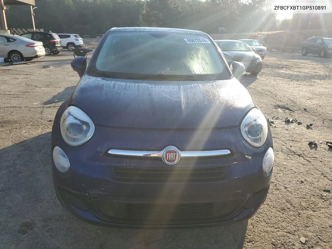 2016 Fiat 500X Easy VIN: ZFBCFXBT1GP510891 Lot: 80672514