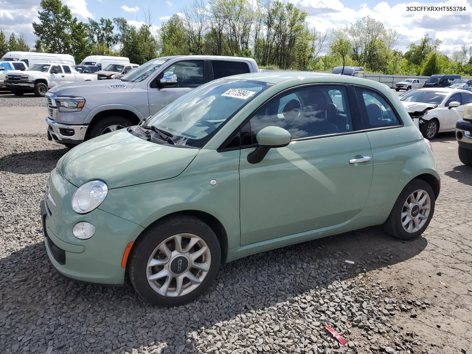 3C3CFFKRXHT553784 2017 Fiat 500 Pop