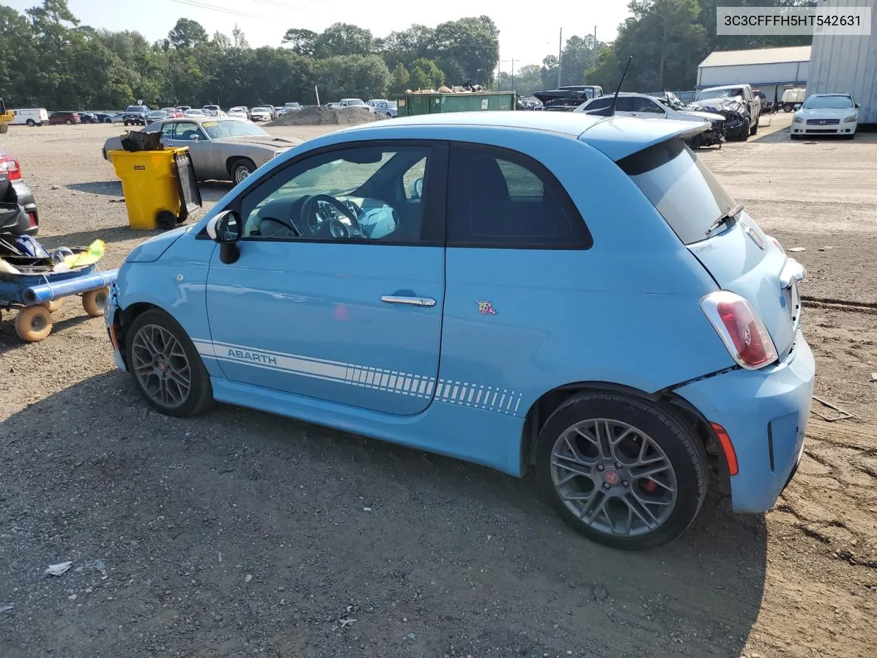 2017 Fiat 500 Abarth VIN: 3C3CFFFH5HT542631 Lot: 67259744