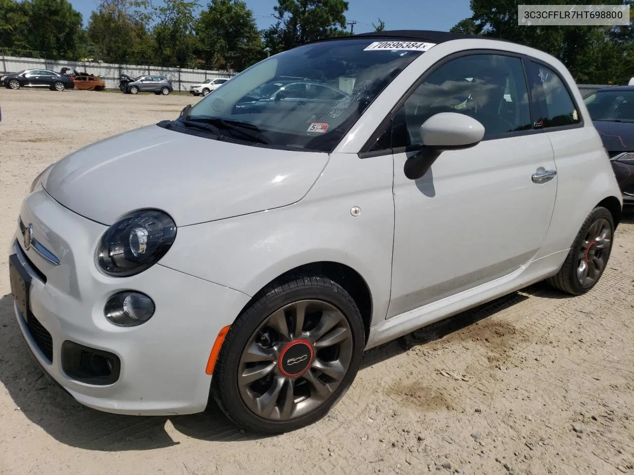 3C3CFFLR7HT698800 2017 Fiat 500 Pop