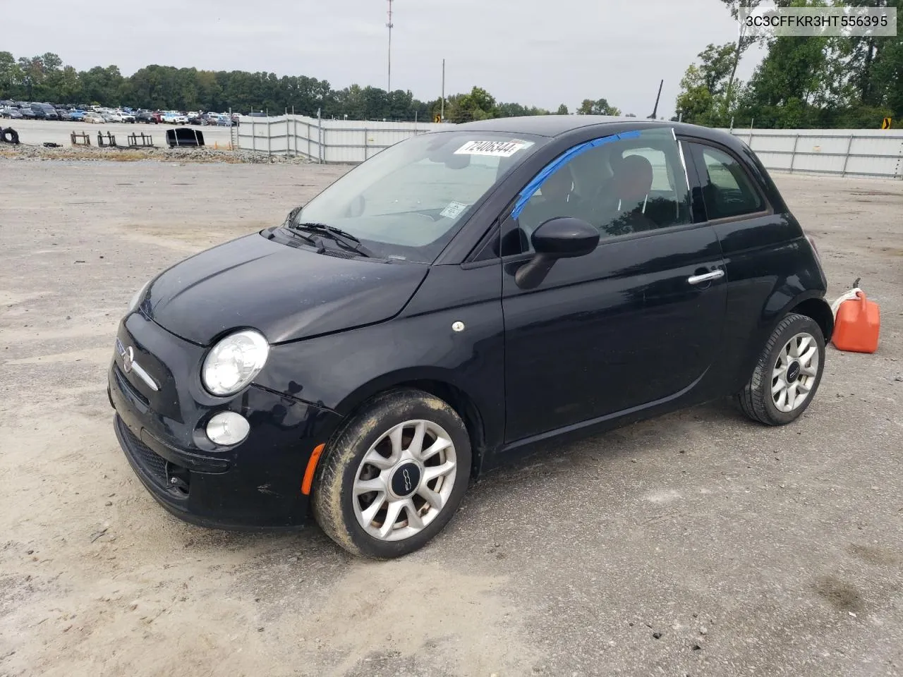 2017 Fiat 500 Pop VIN: 3C3CFFKR3HT556395 Lot: 72406344