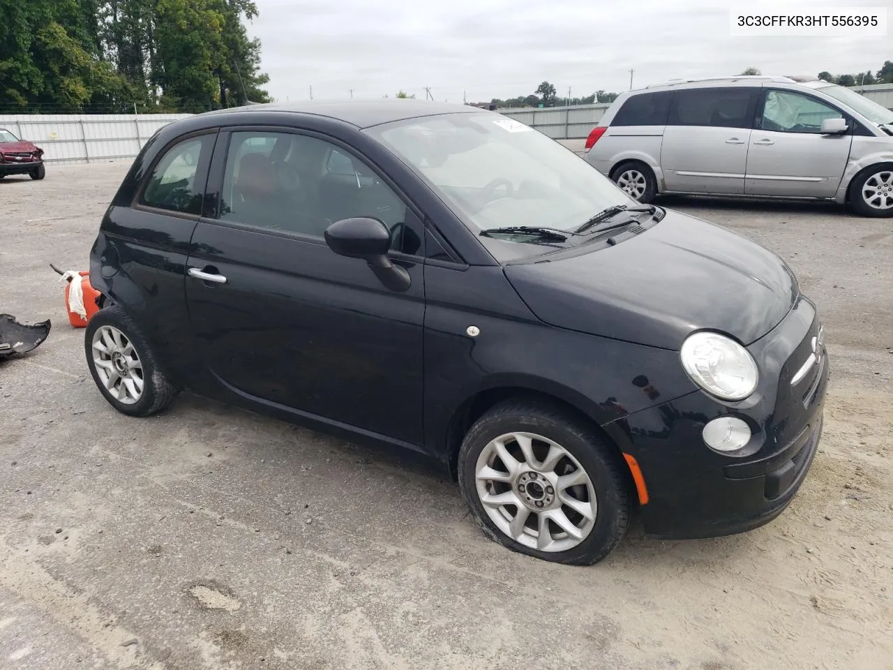 2017 Fiat 500 Pop VIN: 3C3CFFKR3HT556395 Lot: 72406344