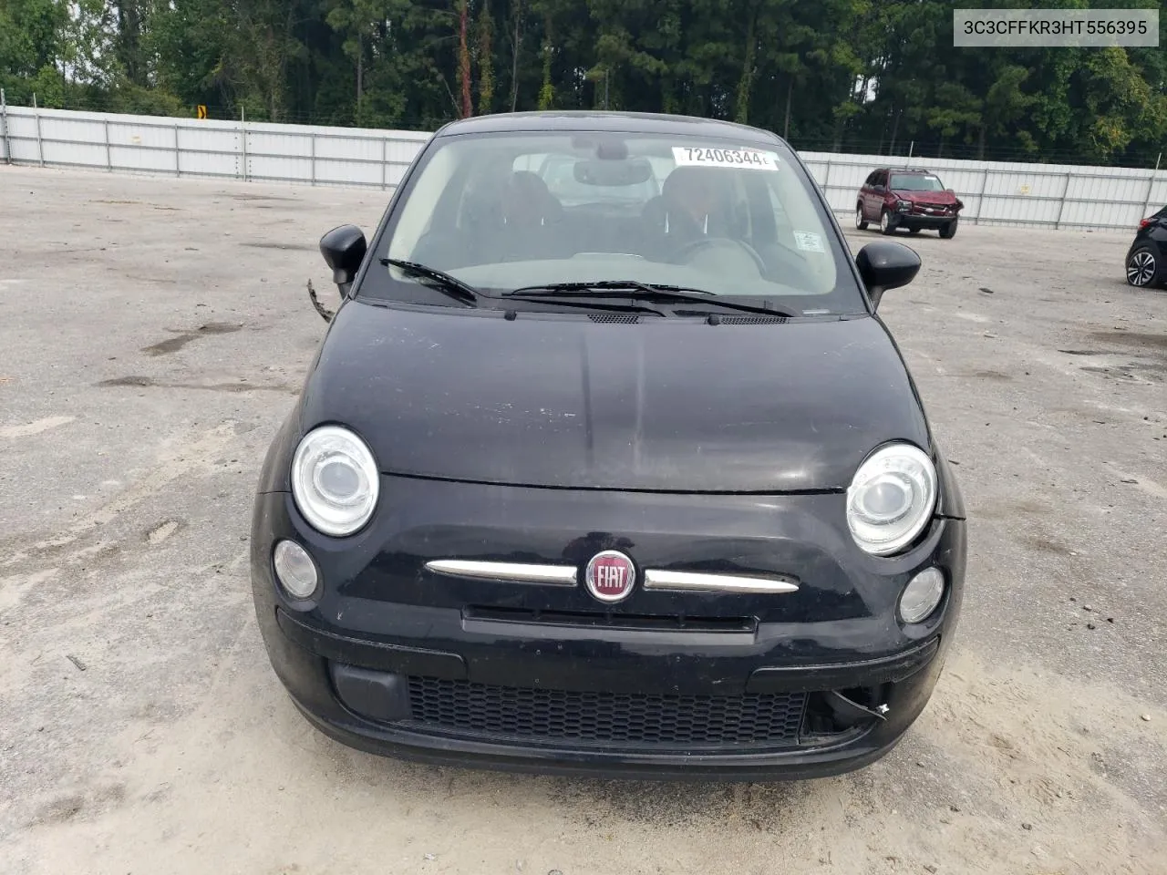 2017 Fiat 500 Pop VIN: 3C3CFFKR3HT556395 Lot: 72406344