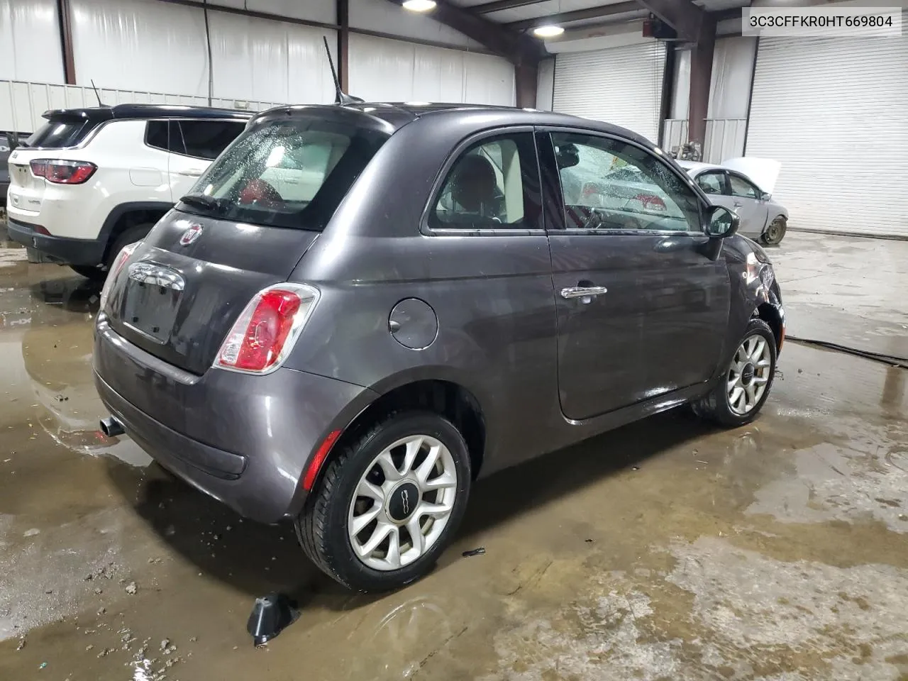 2017 Fiat 500 Pop VIN: 3C3CFFKR0HT669804 Lot: 72922424