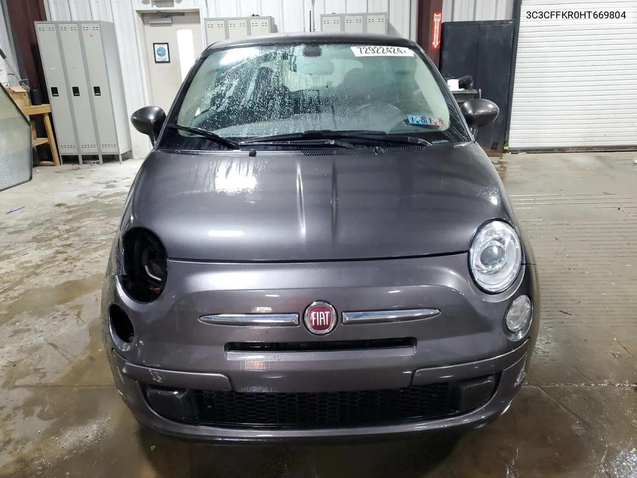 2017 Fiat 500 Pop VIN: 3C3CFFKR0HT669804 Lot: 72922424