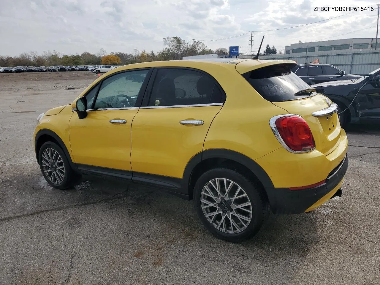 2017 Fiat 500X Lounge VIN: ZFBCFYDB9HP615416 Lot: 74811234