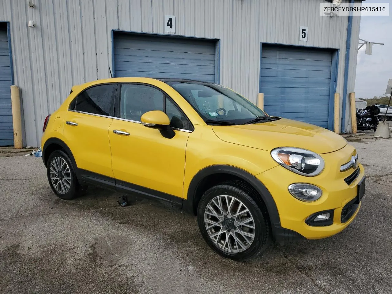 2017 Fiat 500X Lounge VIN: ZFBCFYDB9HP615416 Lot: 74811234