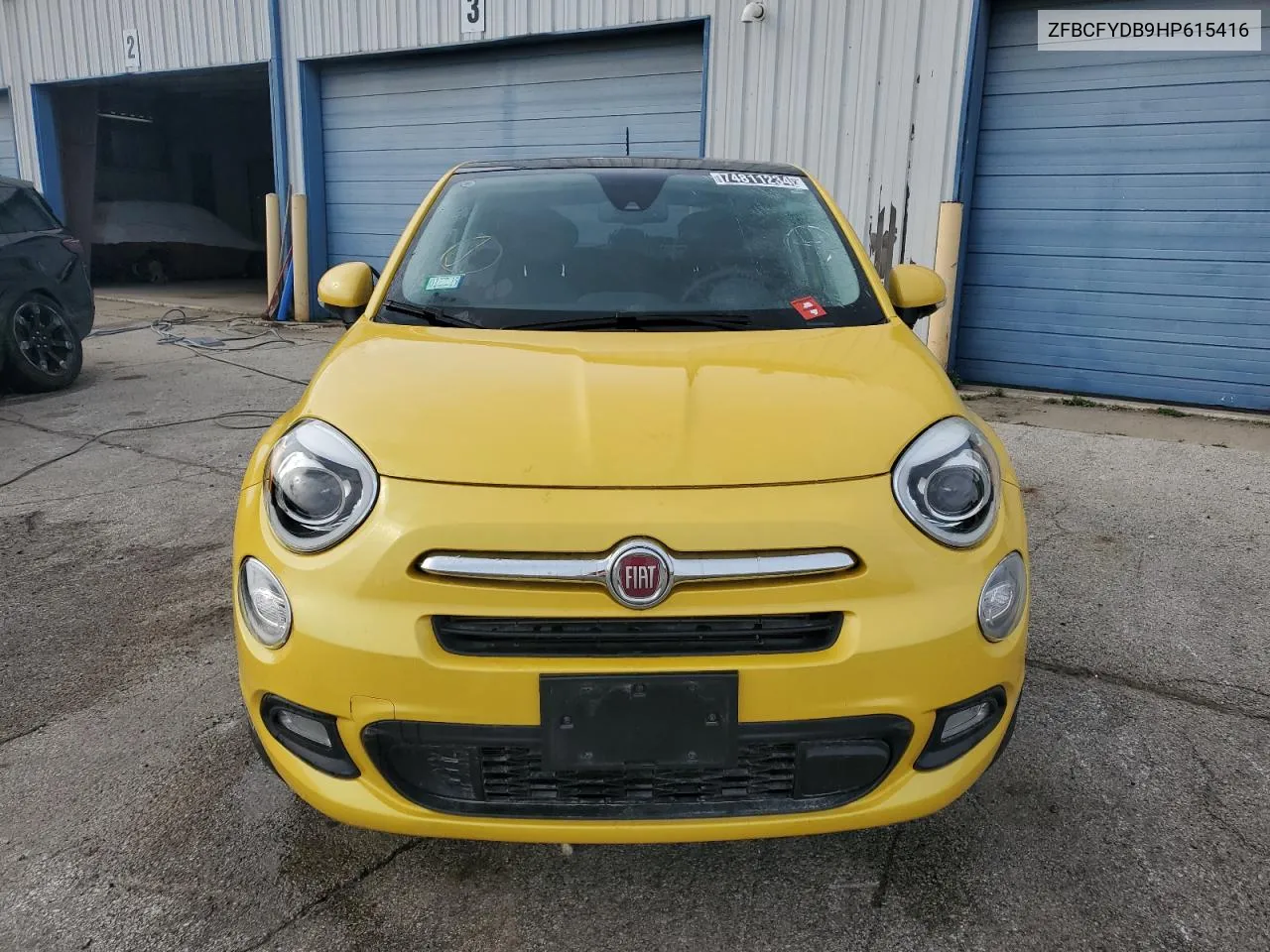 2017 Fiat 500X Lounge VIN: ZFBCFYDB9HP615416 Lot: 74811234