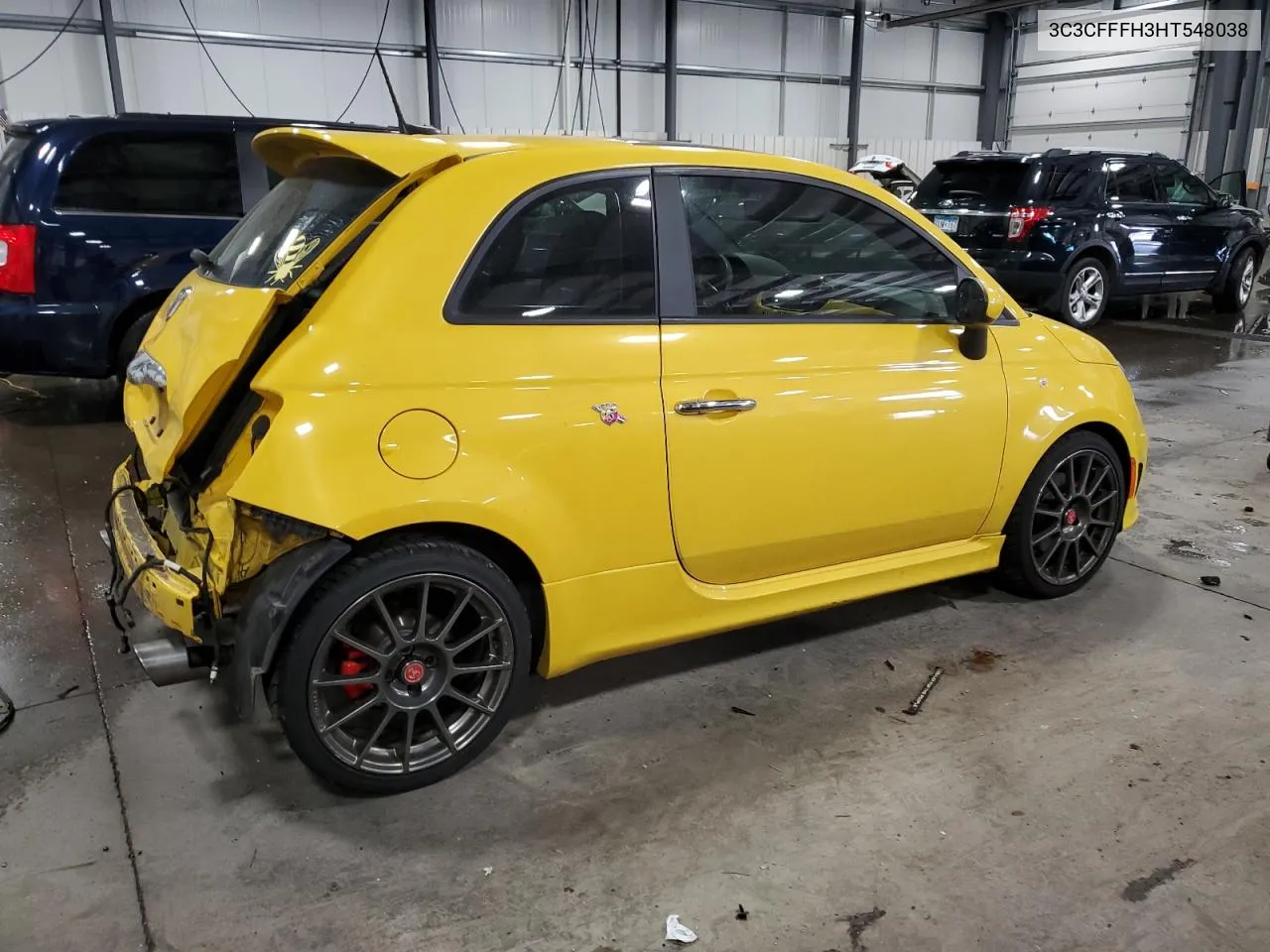 2017 Fiat 500 Abarth VIN: 3C3CFFFH3HT548038 Lot: 77575204